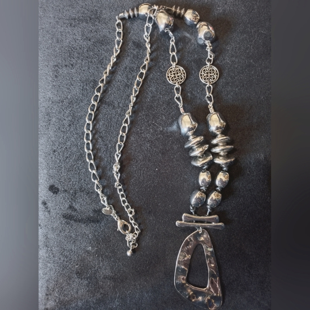 Boho Chunky long necklace NWOT